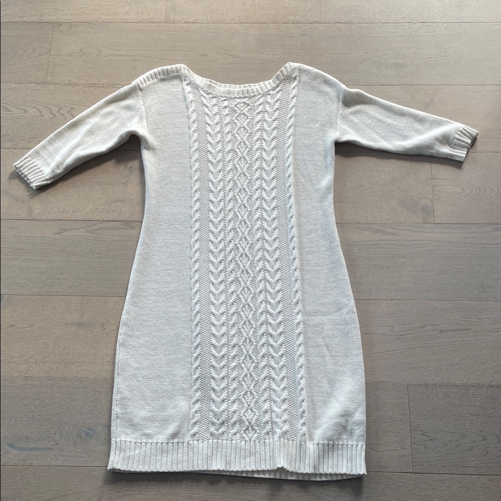 Old Navy Maternity Cable Knit Sweater Dress Sz M